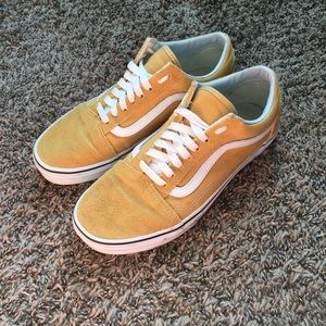 Genuine Sunshine Yellow suede and canvas Vans